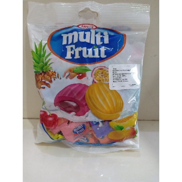 

Tayas Multi Fruit Candy 300gr/Permen buah/import