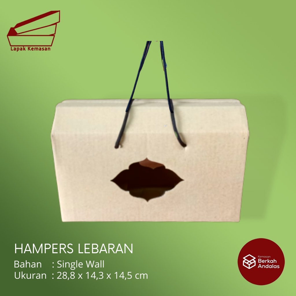 

HAMPERS LEBARAN / BAHAN SINGLE WALL / HAMPERS IDUL FITRI / TOPLES