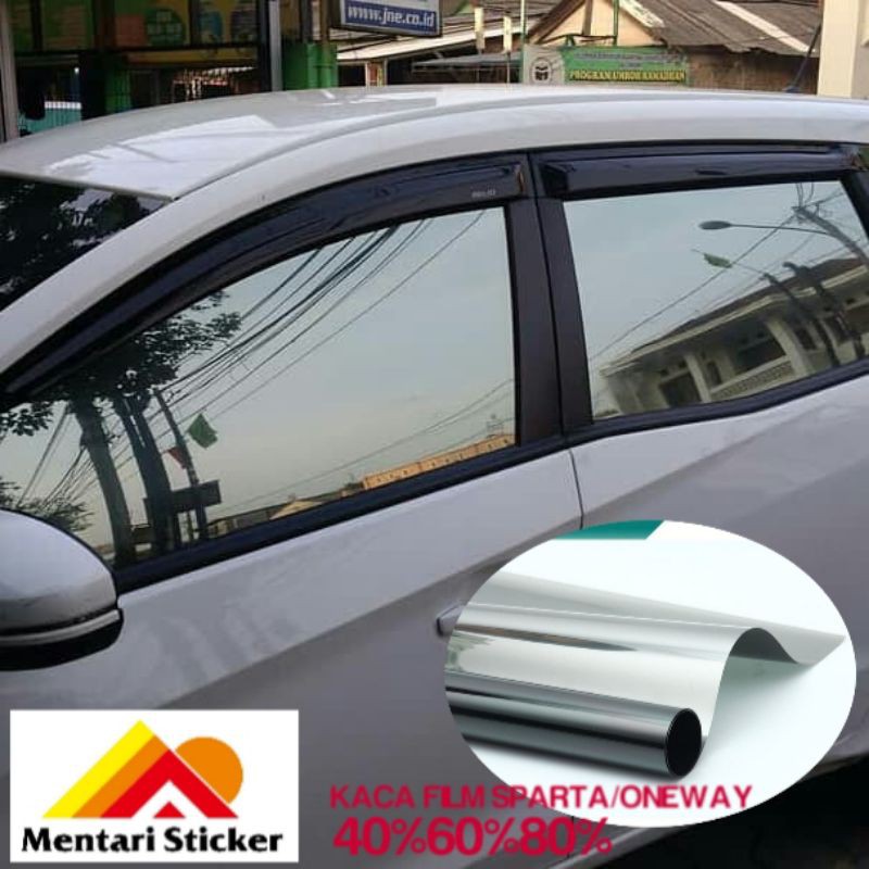 TERLARIS KACA FILM MOBIL/KACA FILM SPARTA(ONEWAY SILVER)/KACA FILM