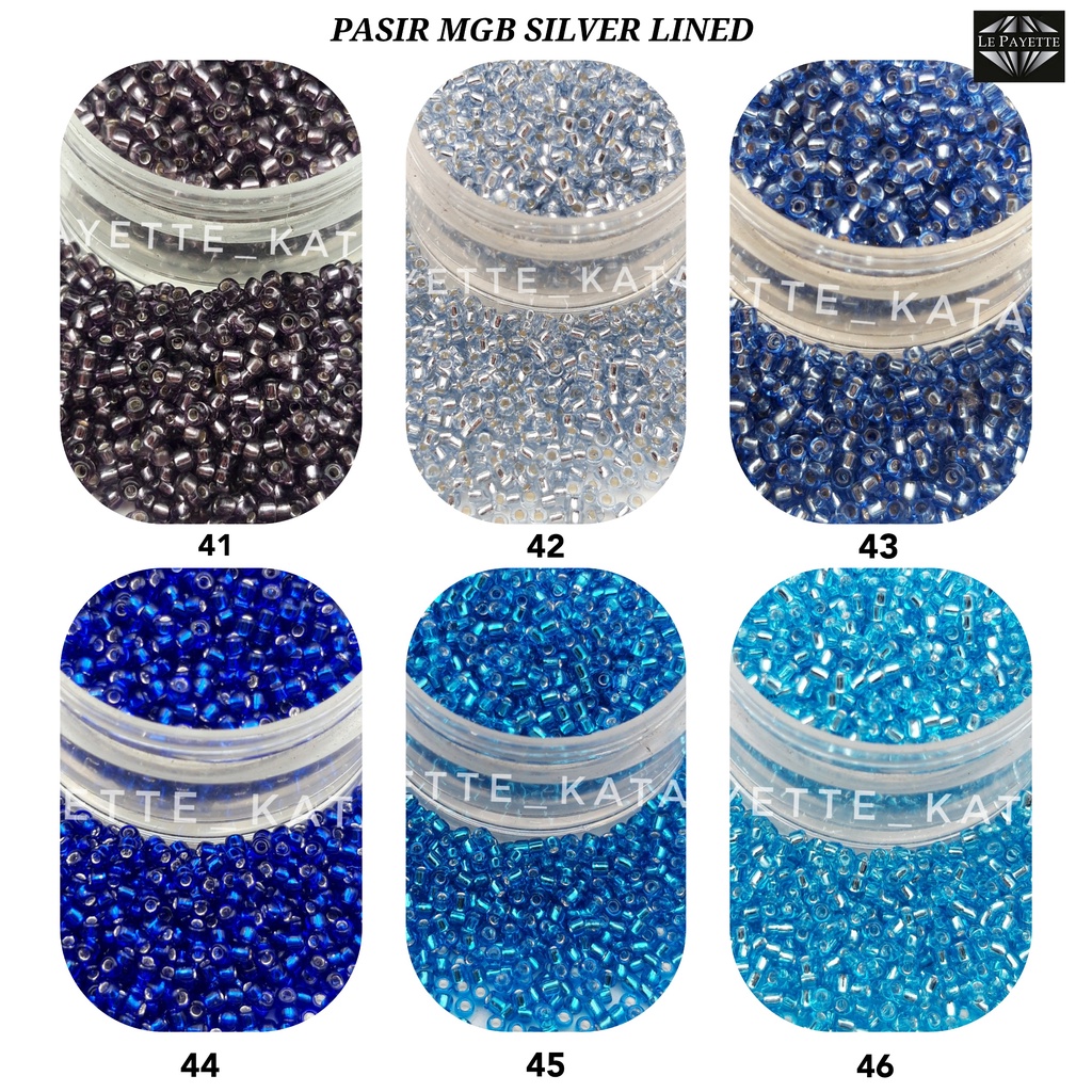 Payet Pasir MGB Silver Lined 12/O -  (41 - 46)