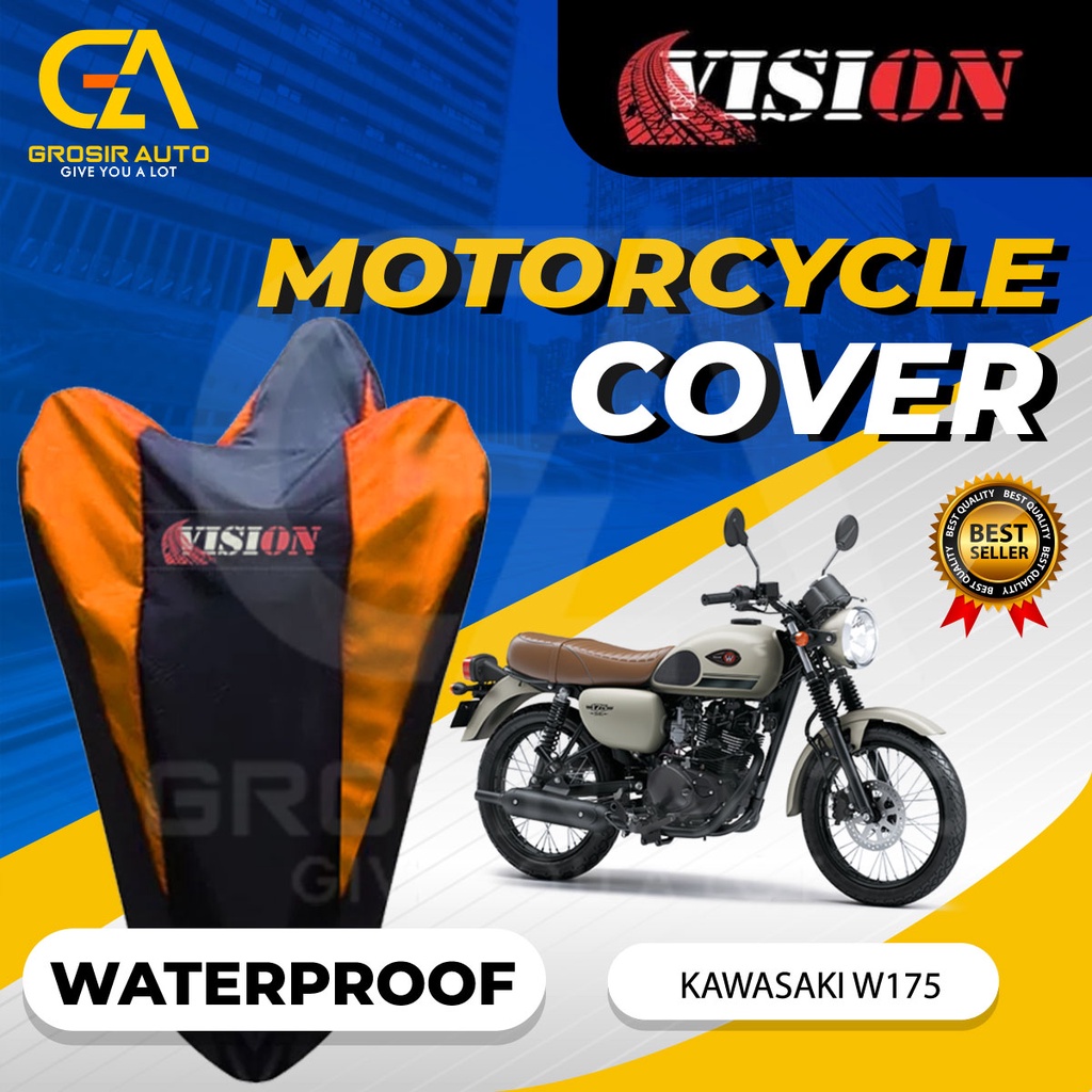 Sarung Motor W175 Waterproof Vision / Cover Selimut Penutup Sarung Mantel Motor Vision