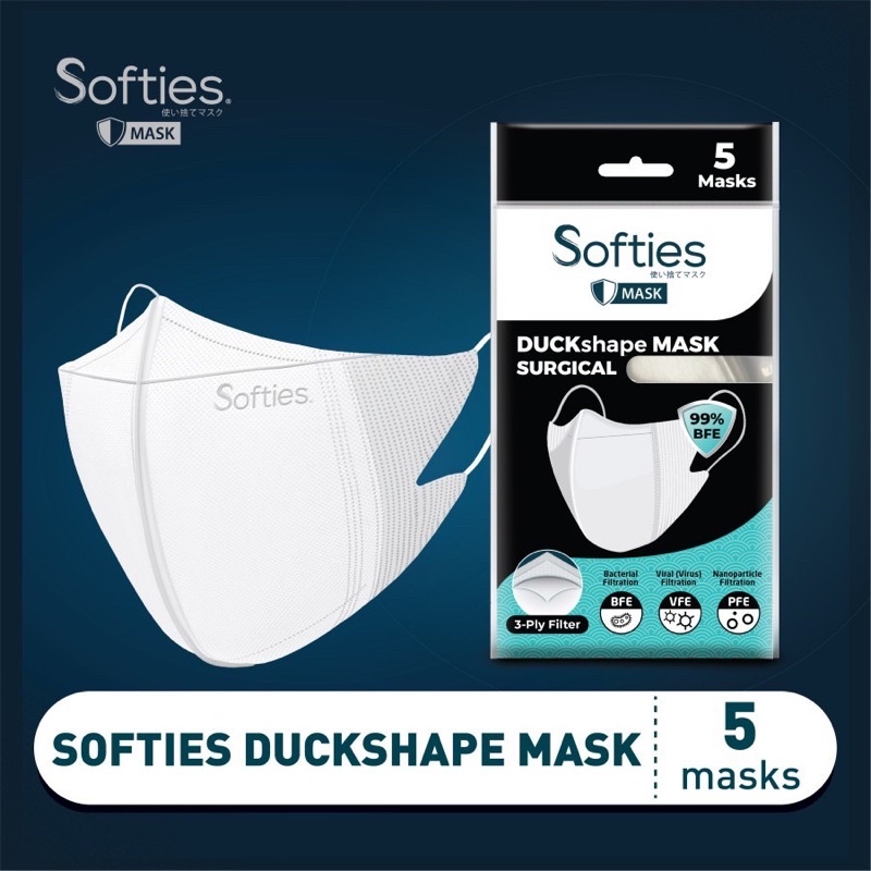 Softies Duckshape Mask Surgical / Masker Duckbill