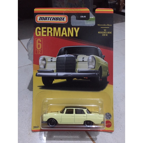 matchbox 62 mercedes benz 220 se