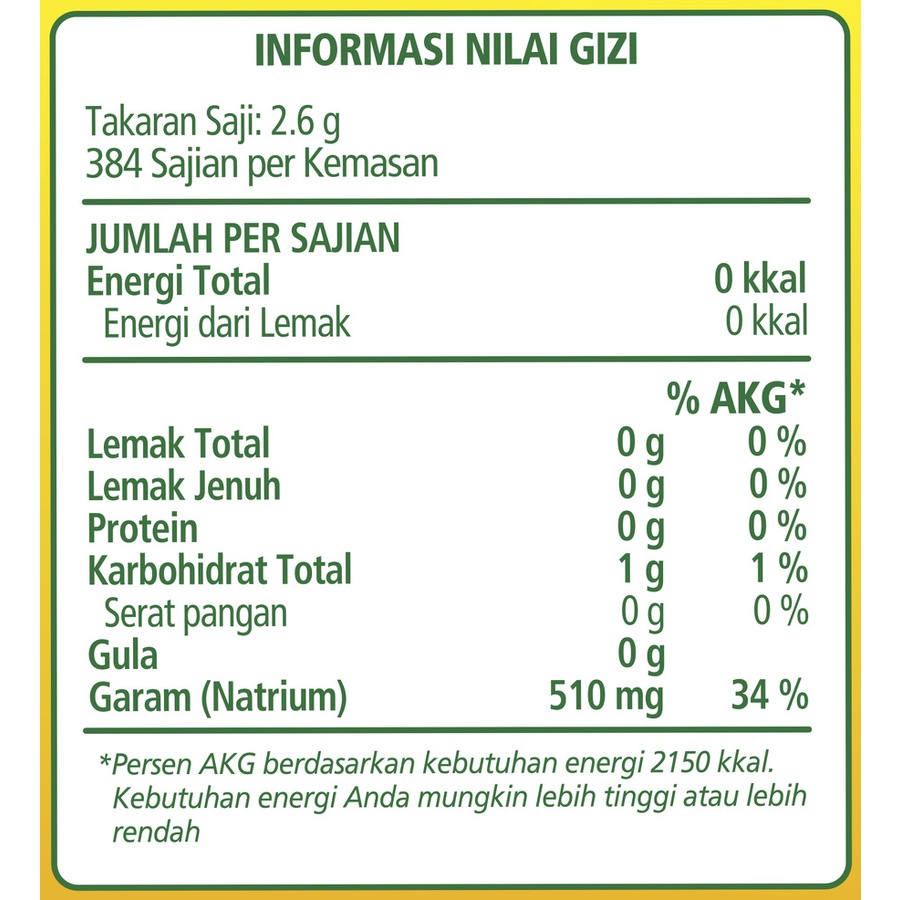 Knoor Knorr Beef Seasoning Powder Sapi 1 kg 1kg 1000 gr gram G 1000gr