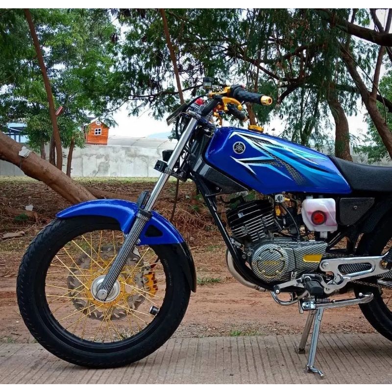 Striping Lis Sticker Standar Ori Yamaha RX-KING 2005 Biru Striping Rx King Sticker Rx King Decal Rx 