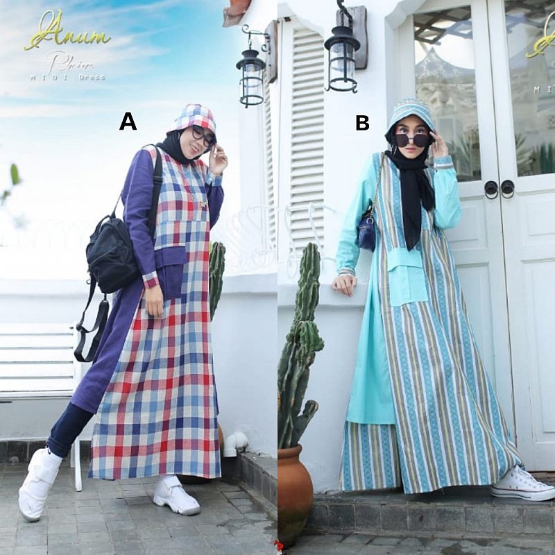 Set / Setelan Rok Kaos Import Ori TRQ / RHEINA MIDI BY ANUM (PO 11 NOVEMBER)