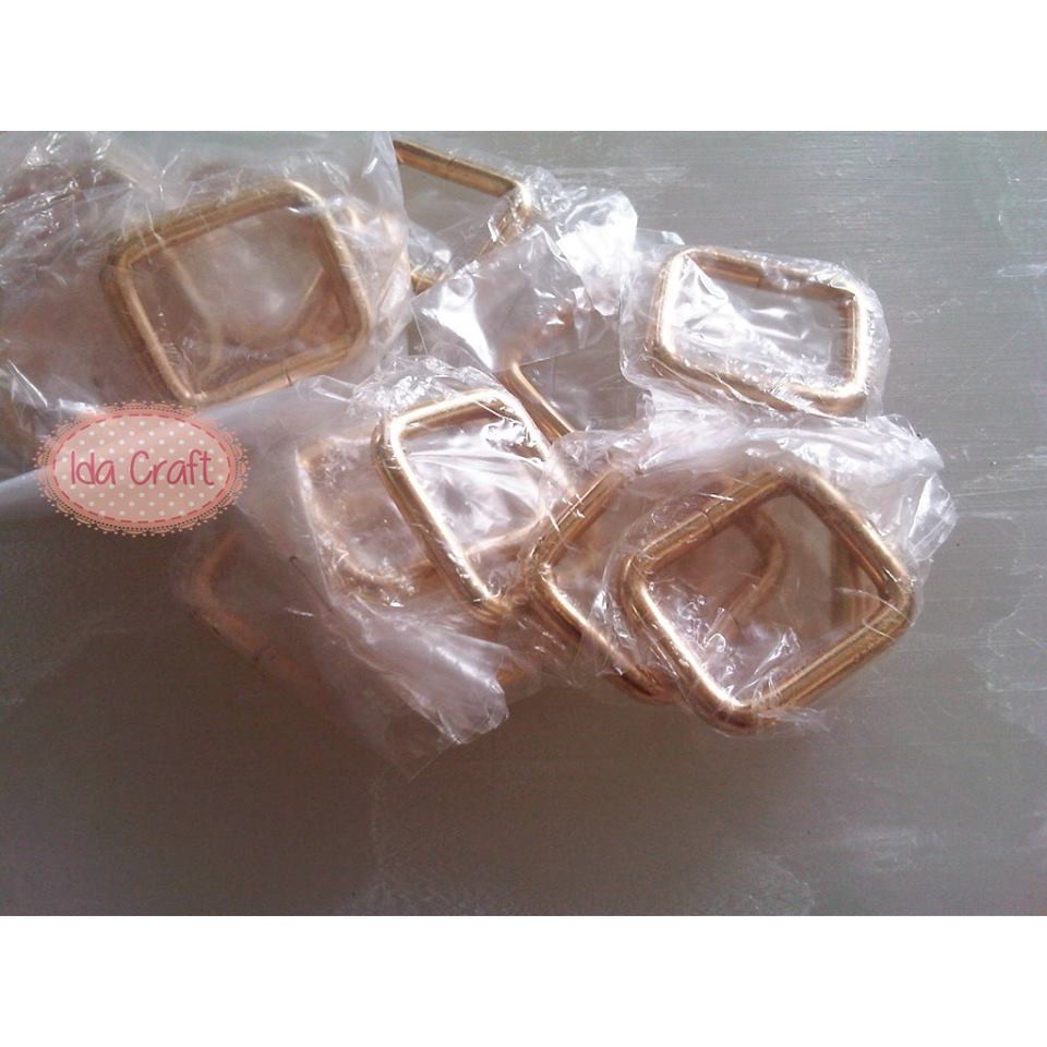 RING KOTAK /RE 25/5 MAS MUDA uk 2.5cm  IMPORT/PCS