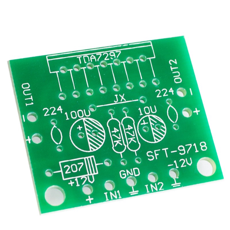 ✫〖ready to ship/COD〗✫Board TDA7297 DC 12V 15W + 15W Dual Channel Track Stereo Module DIY