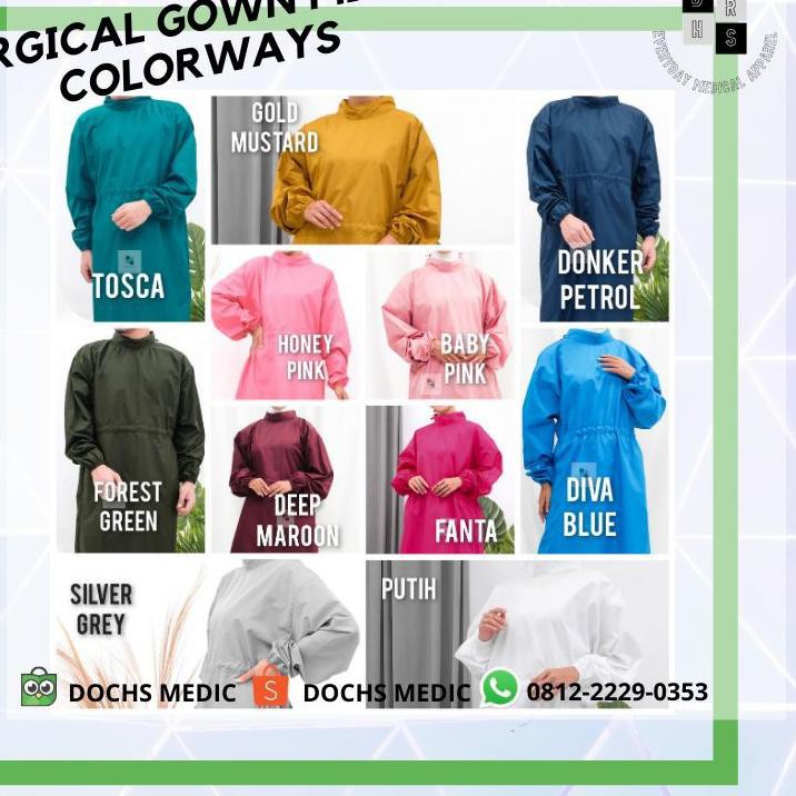 ➲ Surgical Gown / Surgical Gown / Jubah Operasi / Jubah ✪