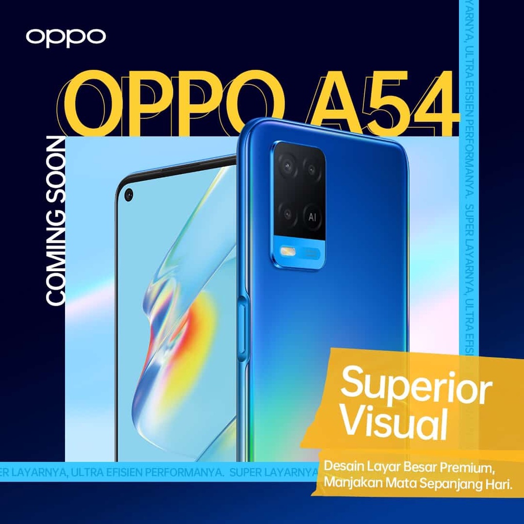 Oppo A54 6GB+128GB Garansi Resmi Oppo 1 Tahun-2
