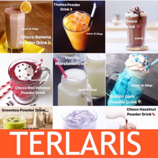 

POWDER DRINK BUBUK MINUMAN CAFE RESTO 1000gr