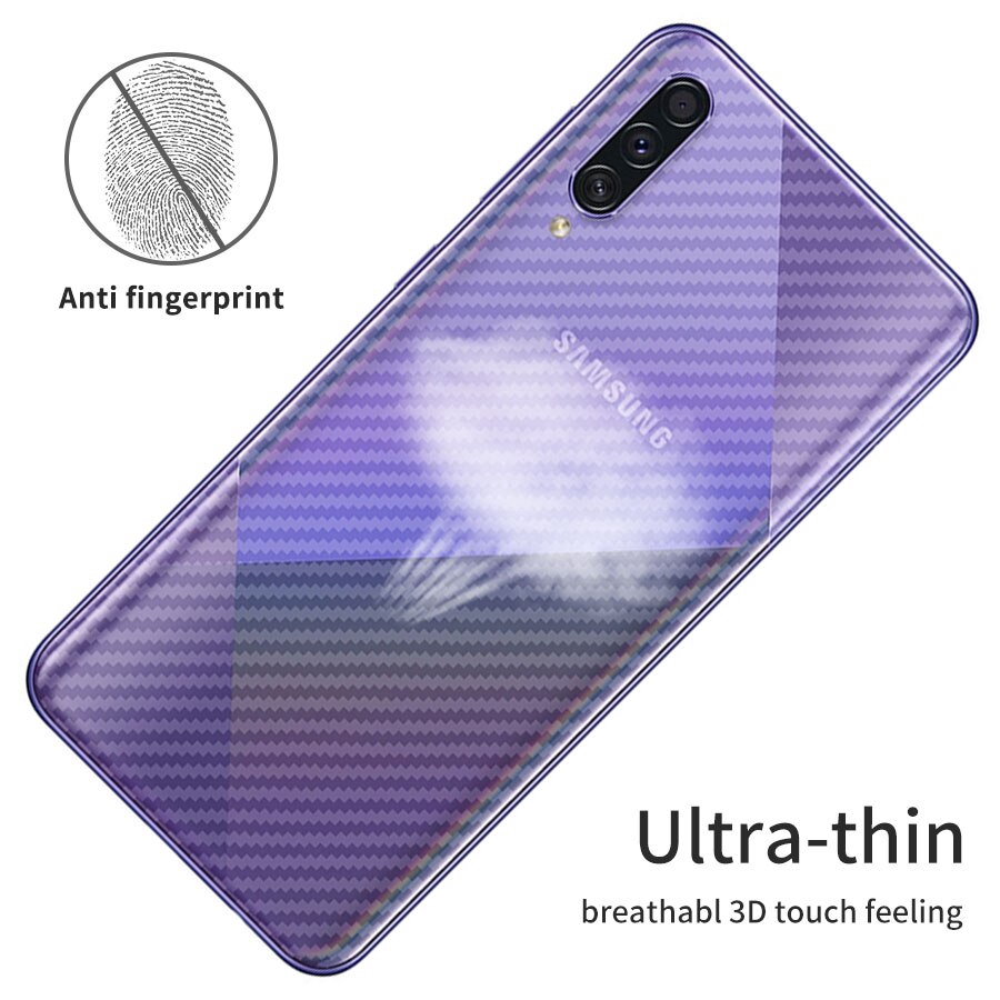 Suitable for Samsung Galaxy M30s Carbon Fiber Screen Back Protection Film DGX