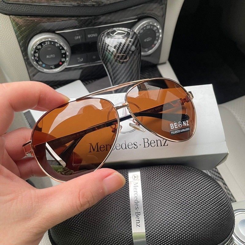 Kacamata HITAM Mercedes Benz - Polarized Original