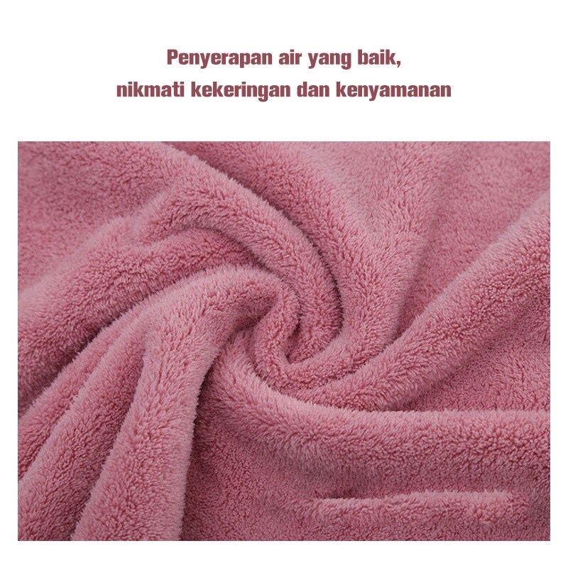 Handuk Set 2IN1 Handuk Mandi Dan Cotton Towel Kualitas Import