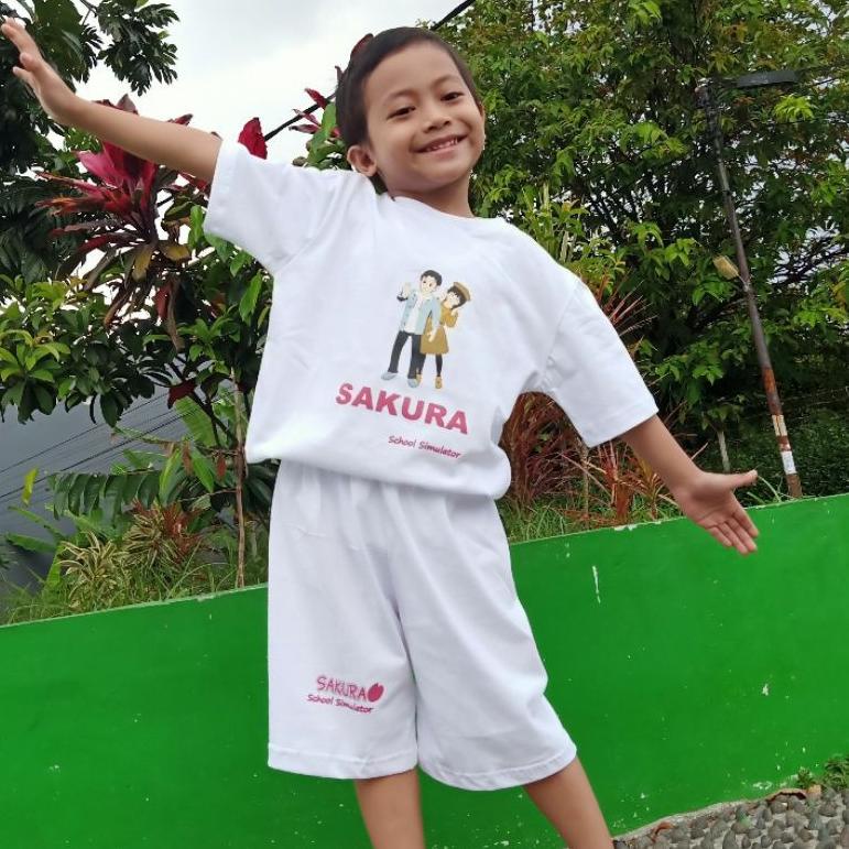 

[KODE 9VYUZ] BAJU SETELAN KARAKTER SAKURA SCHOOL SIMULATOR (BAJU+CELANA)