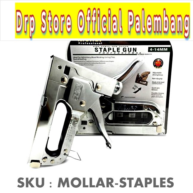 Staples Gun Tacker 3 In 1 / Staple Jok Tembak Hekter 3 Way