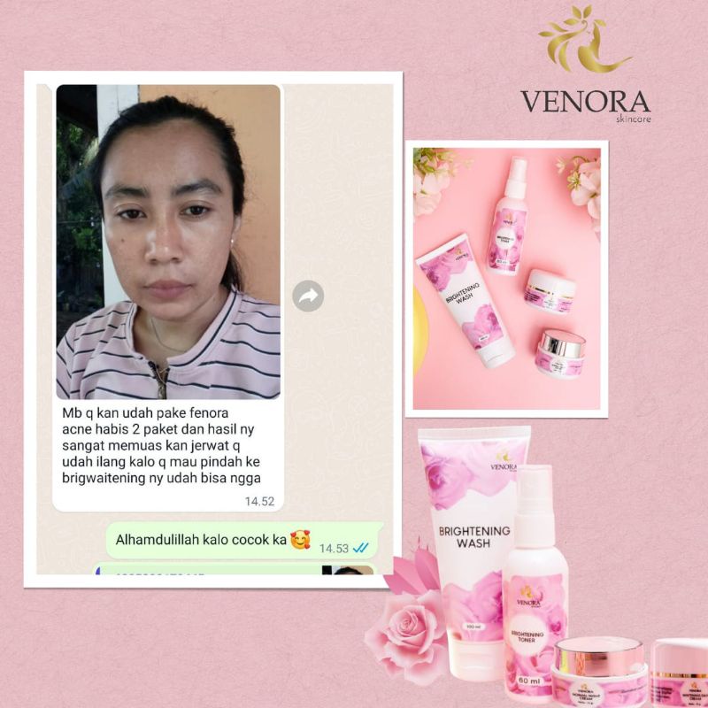 [READY ECER] NORMAL NIGHT CREAM VENORA SKINCARE CREAM MALAM VENORA