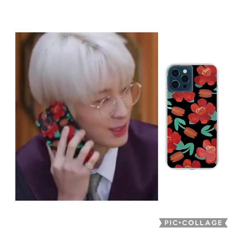 Seventeen Wonwoo flower art painting custom phone case