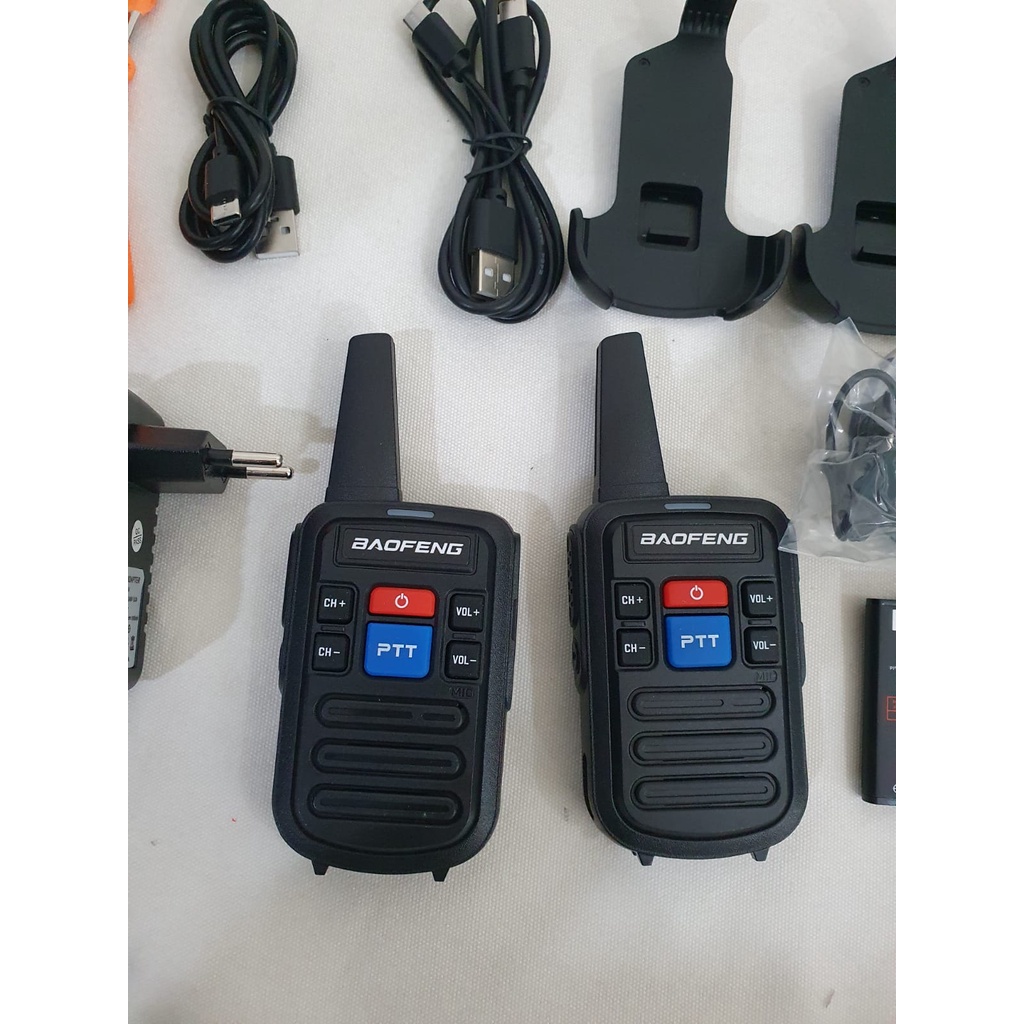 HT  BAOFENG BF-C50 Set 2 Unit BAOFENG BF C50 Two Way Mini Walkie Talkie UHF Single Band