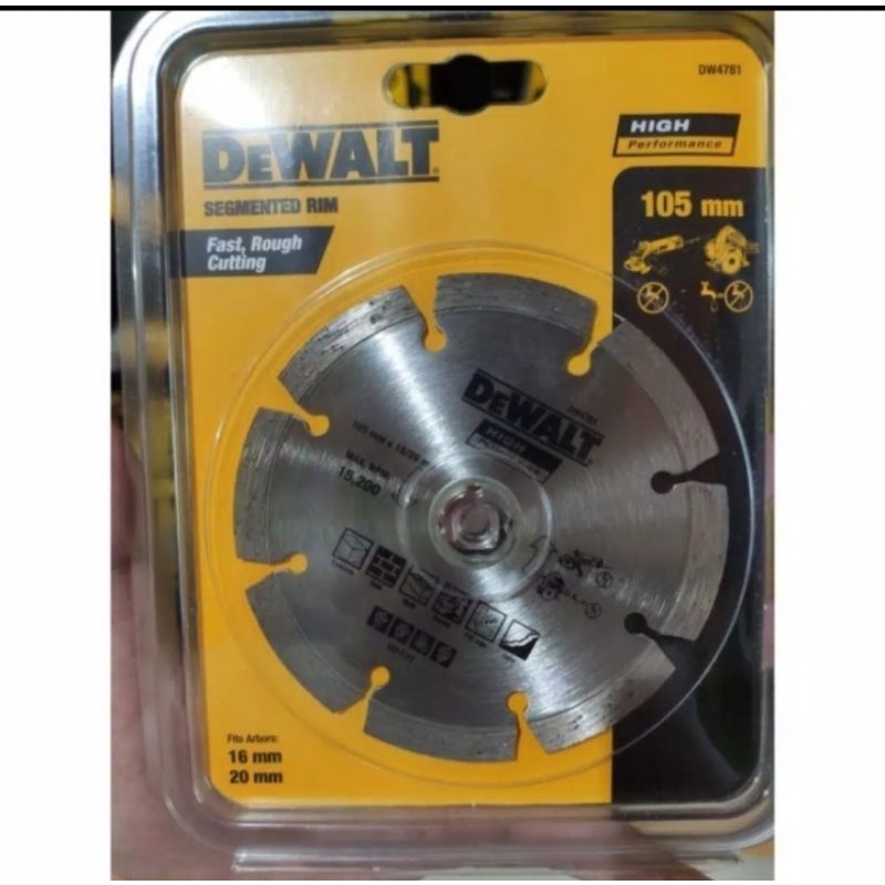 Dewalt Mata Gerinda Keramik Batu Potong Diamond Blade 4 Inch DW4781