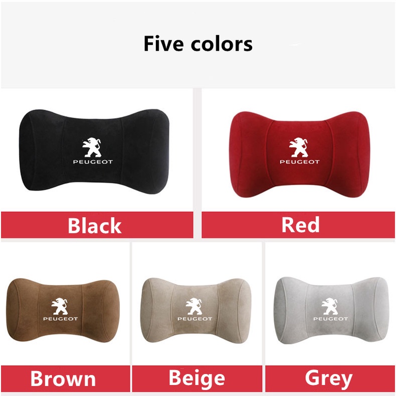G-club Bantal Leher Bahan Kulit Rusa Untuk Jok Mobil Peugeot