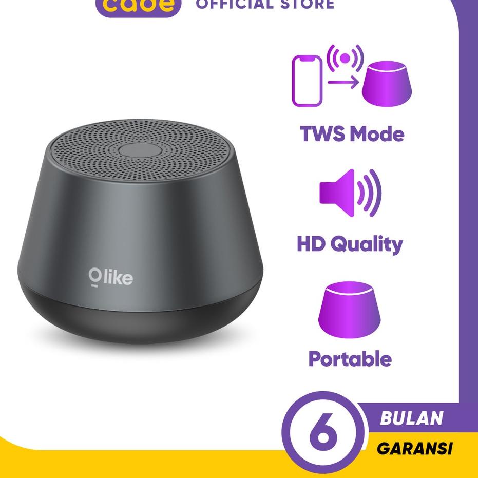 Harga Spesial.. Olike Wireless Portable Speaker Bluetooth Handsfree TWS Mode - CADE Official Accesso