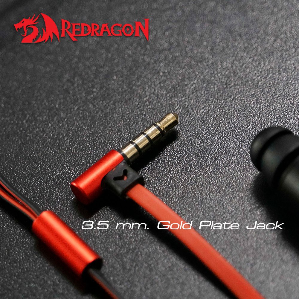 Earphone Gaming Redragon Wired flat THUNDER PRO E200 - IEM in ear monitor