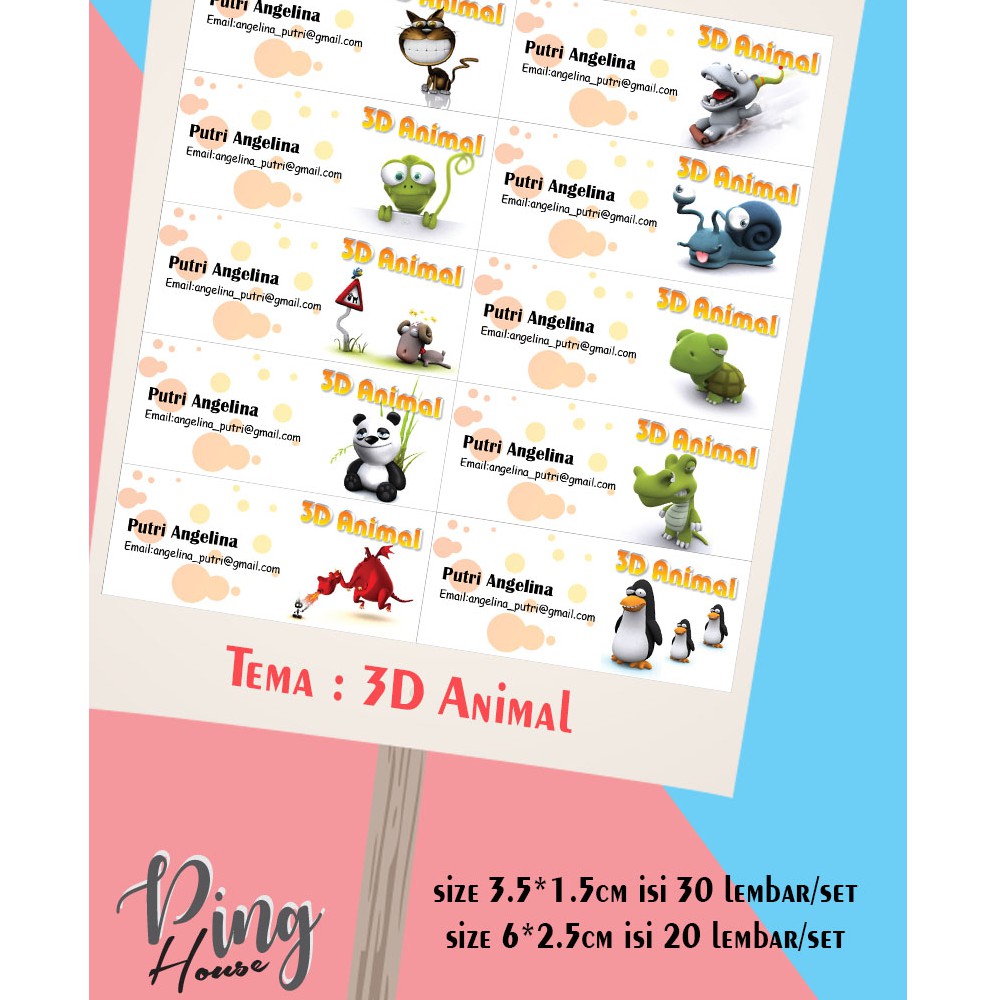 

Cetak Stiker Label Nama Tema by Request