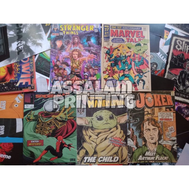 (40PCS) POSTER AESTHETIC ANIME COMIK CARTOON FOOTBALL RETRO BAND BRAND MOVIE ISI 80PCS WALL DECOR-4