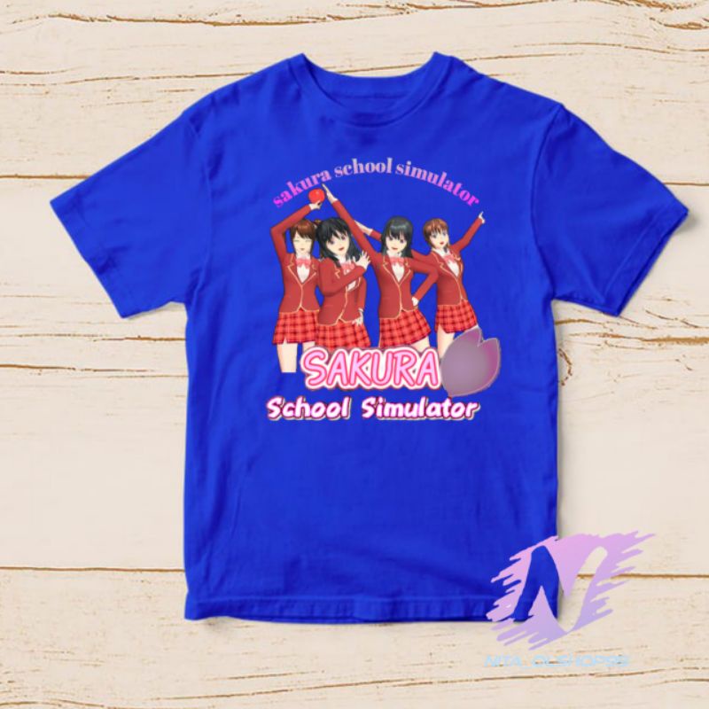 baju sakura school simulator kaos anak sakura