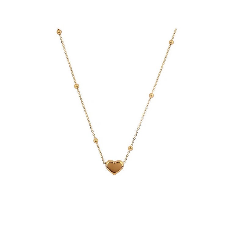 COD! kalung titanium wanita love variasi anti karat / kalung love import
