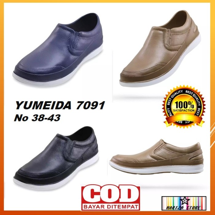 Sepatu Pria Kualitas Premium Bahan Awet Tebal Formal Terbaru Sendal Cowok Pantofel Hitam T9V2 Untuk 