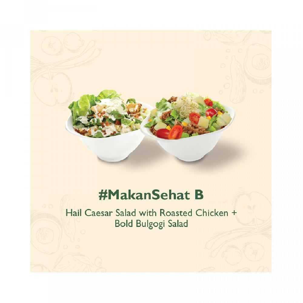 

SaladStop MakanSehatDiRumah B Paket untuk 2 orang