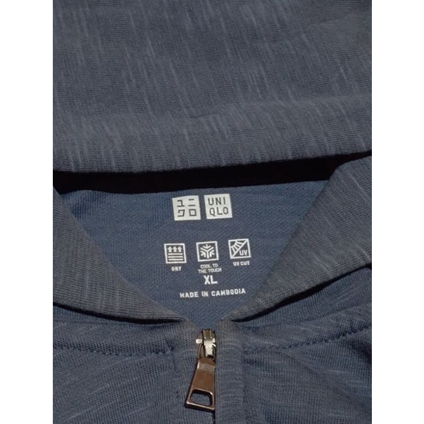 Zipper Hoodie Airism Uniqlo