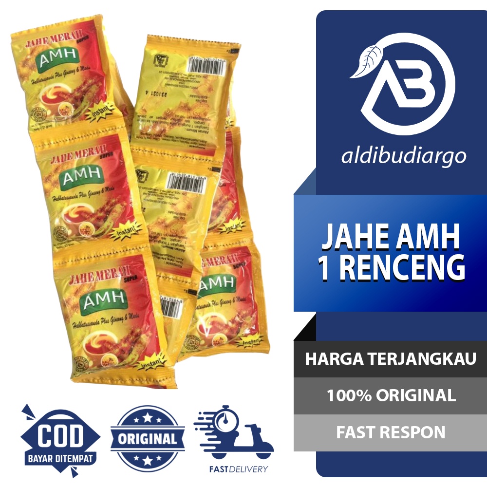 

JAHE MERAH SUPER AMH AMANAH 1 RENCENG 10 SACHET