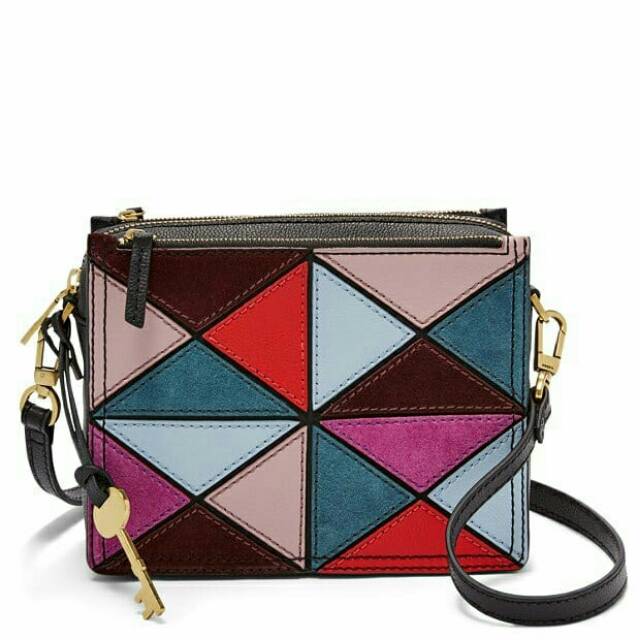 Tas Fossil Campbell Crossbody Multi Original