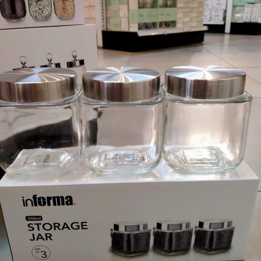 Toples Kaca Informa Tempat Kue Lebaran