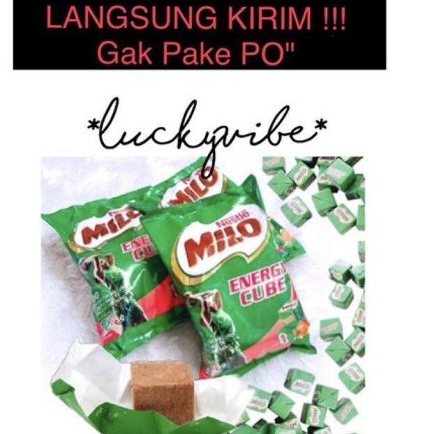 

✨BISA BAYAR DI TEMPAT✨ NESTLE MILO CUBE 100/ MILO CUBE ENERGY 100pcs oktober 2021 BERGARANSI