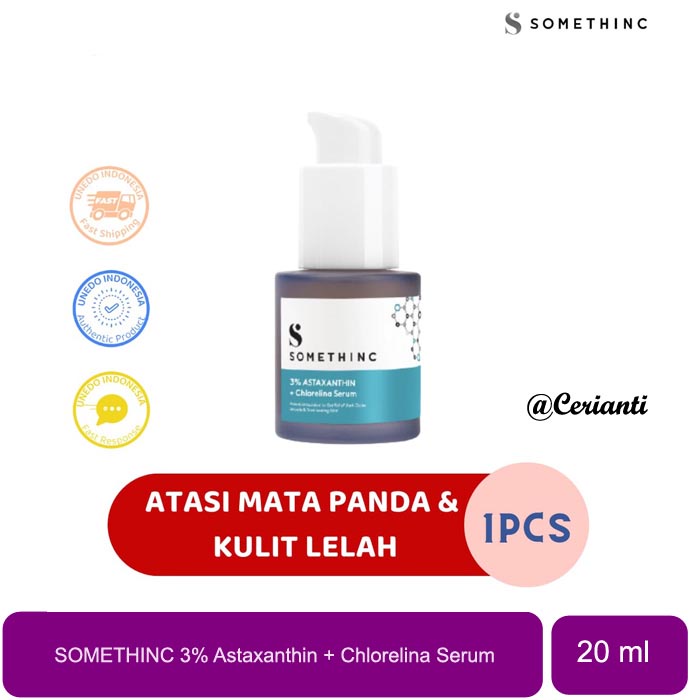 [20ML] [BPOM] SOMETHINC 3% Astaxanthin + Chlorelina Serum 20ML - Solusi Mata Panda &amp; Kulit Lelah_Cerianti