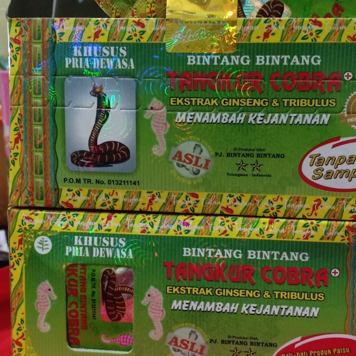TANGKUR COBRA JAMU ORIGINAL DIET