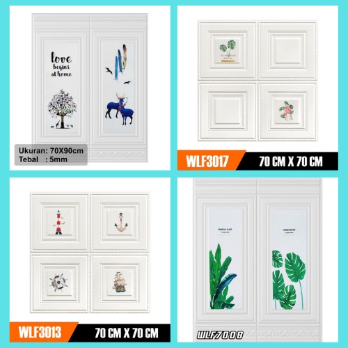 Wallpaper 3D Wallpaper Stiker Dinding Foam Brickfoam Elegan Maoulding Wallpaper Motif Kayu Hiasan Dinding Dekorasi Diy 70Cm X 90Cm