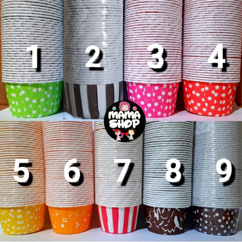 25pc Papercup / papercase untuk Cupcakes cup momma bahan food grade