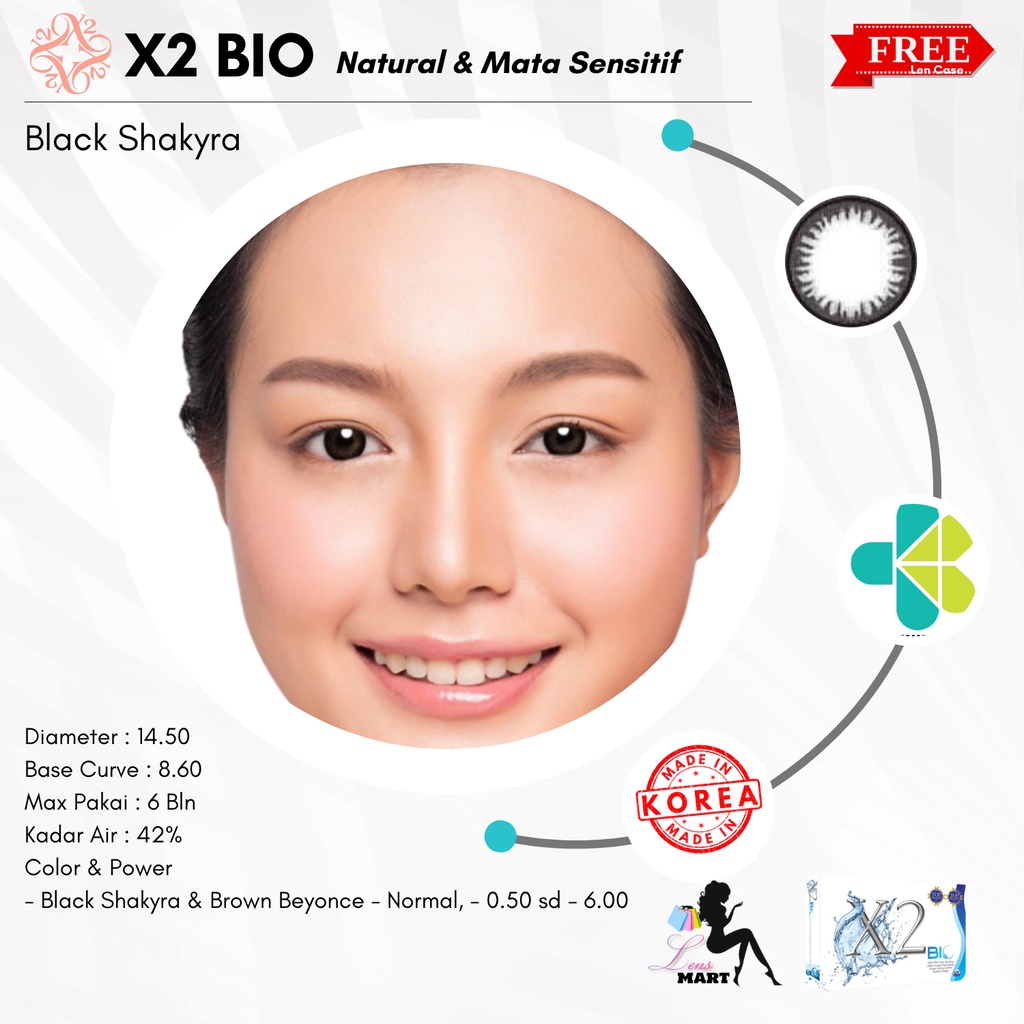 SOFTLENS BIO MINUS - X2 EXOTICON  0.50 sd 2.75