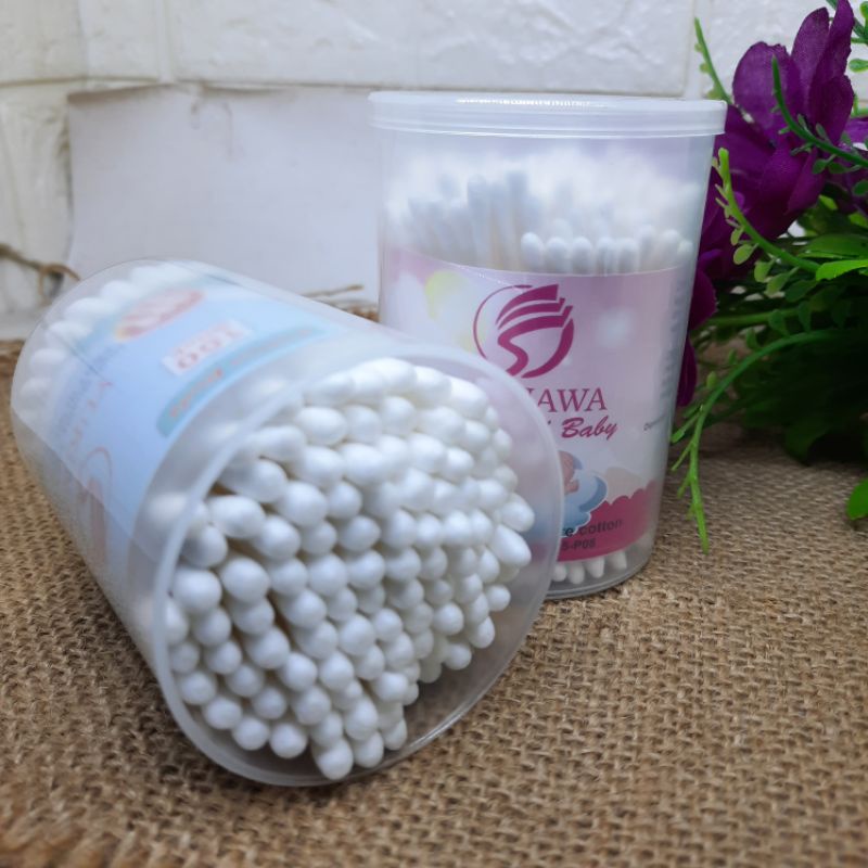 Cotton Bud Yukinawa Kemasan Tabung Pembersih Telinga Premium