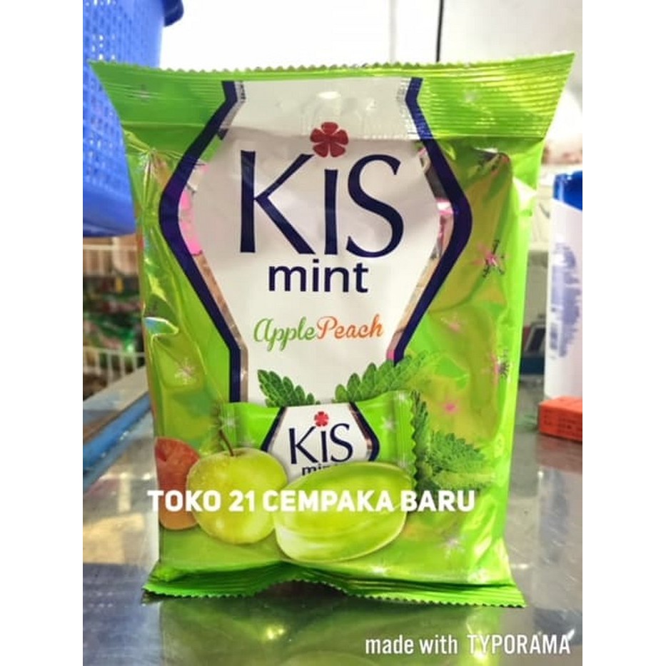 

Permen KISS Mint APPLE PEACH HIJAU 1 Bungkus | Apel Permen Kis Candy Murah Promo