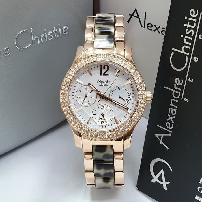 ALEXANDRE CHRISTIE AC2463 / AC 2463 ROSE GOLD Grey WHITE ORIGINAL