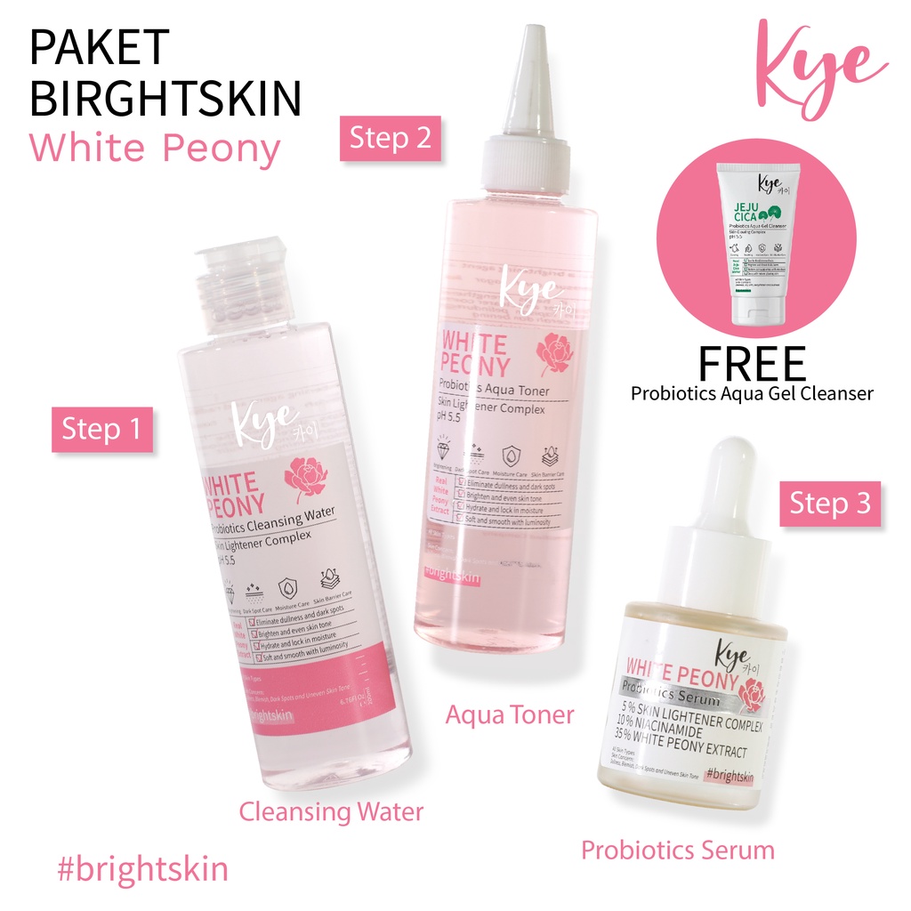 Kye - Paket  Brightskin-Free Aqua Gel Cleanser