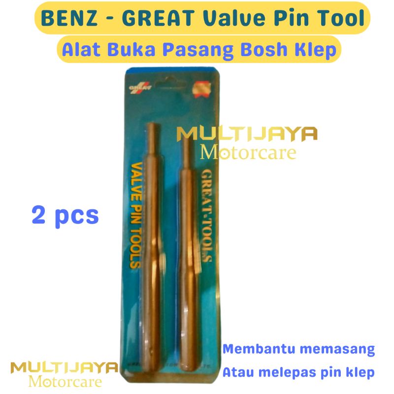 Treker Bosh Klep Alat Buka Cabut Bos Klep Grip On Valve Pin Tool Set