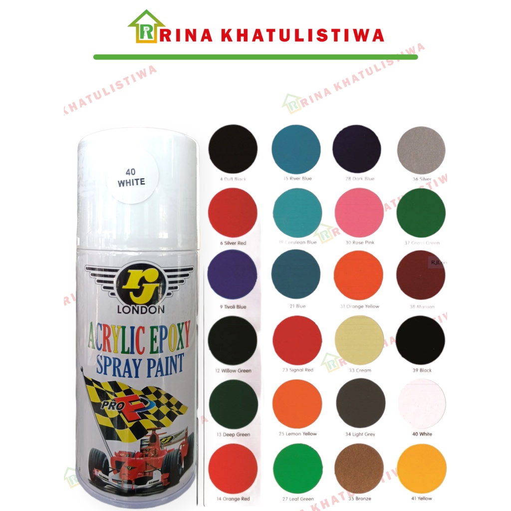 Cat Semprot Pylox RJ London Standard Colors 150cc | Cat Spray RJ London | Pylox RJ London