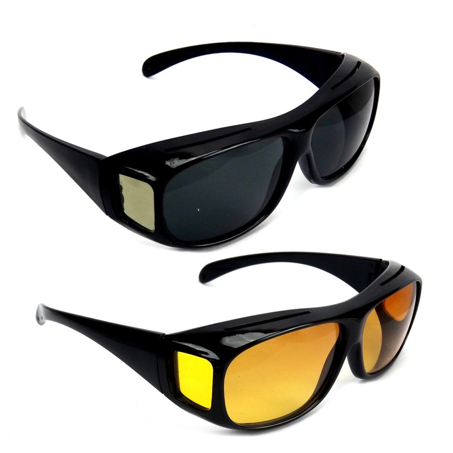 Hd Vision Wrap Around Sunglass Kacamata Malam Hd Vision Anti Silau